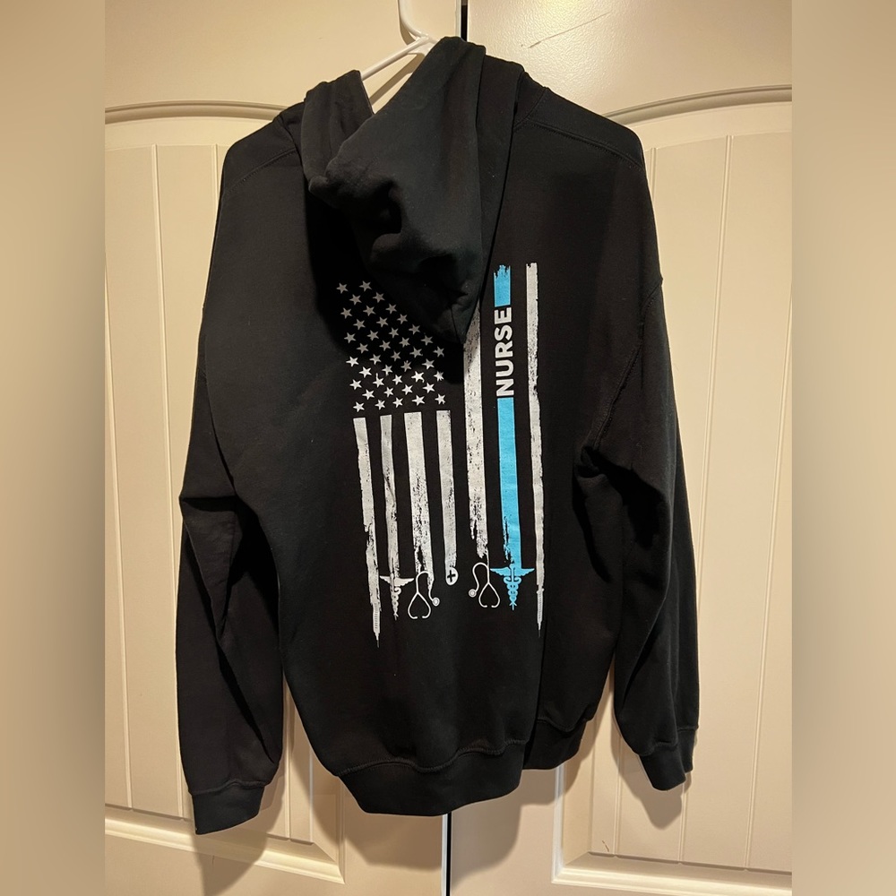 Nurse flag sweatshirt